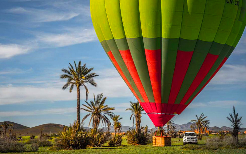 half day atlas mountains hot air balloon ride from marrakech