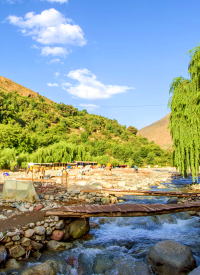 full day trip to atlas mountains and ourika valley to waterfalls from marrakech